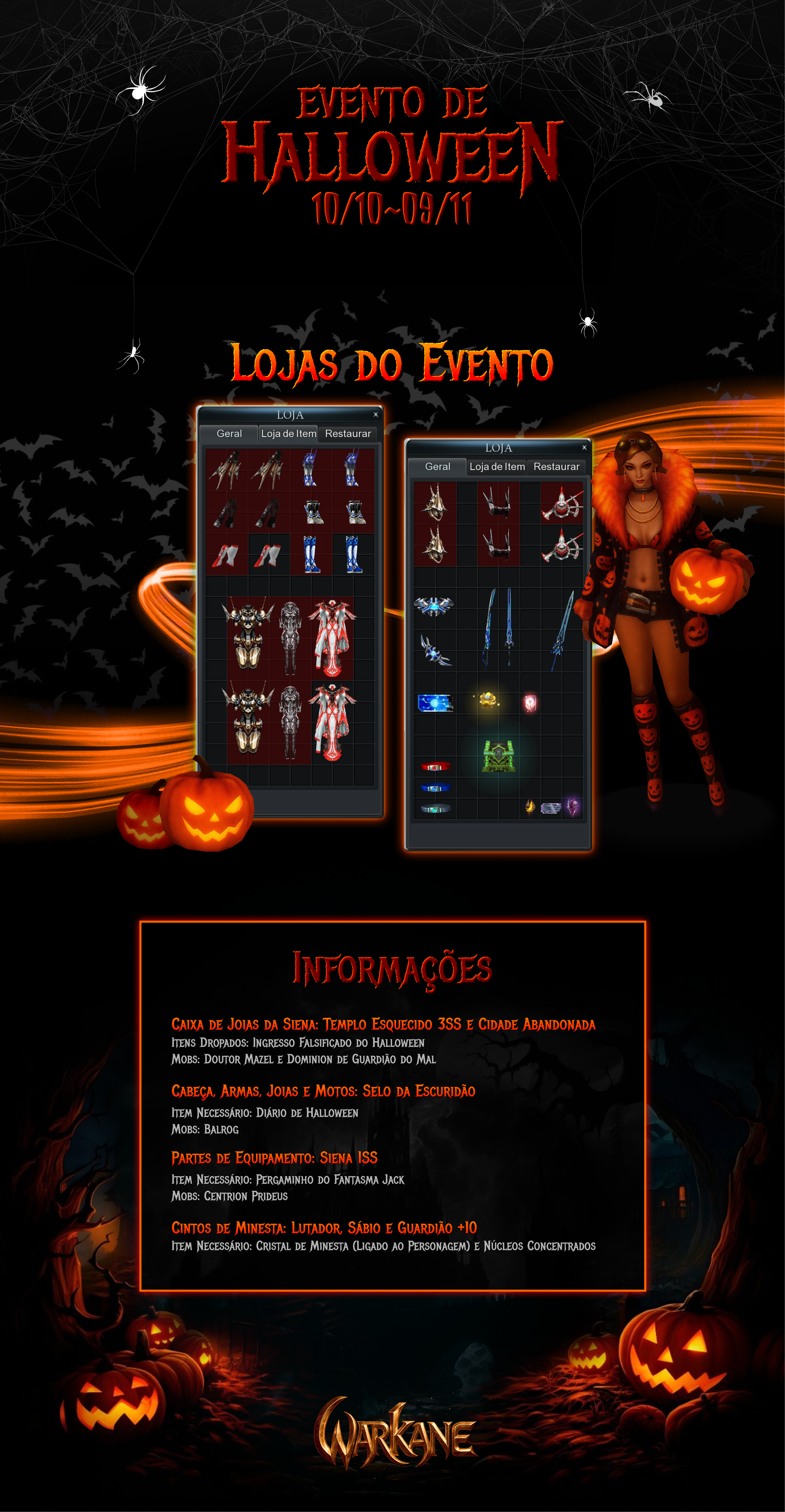Imagem do Evento Halloween Warkane